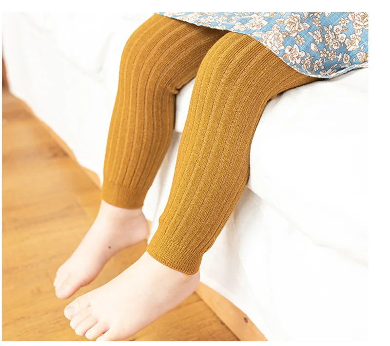 Leggings de Punto Unisex – Algodón Elástico (0 a 6 años)
