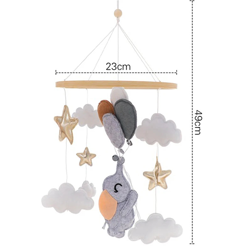 Móvil Giratorio para Cuna: Estimulación Visual y Figuras con Temáticas Variadas