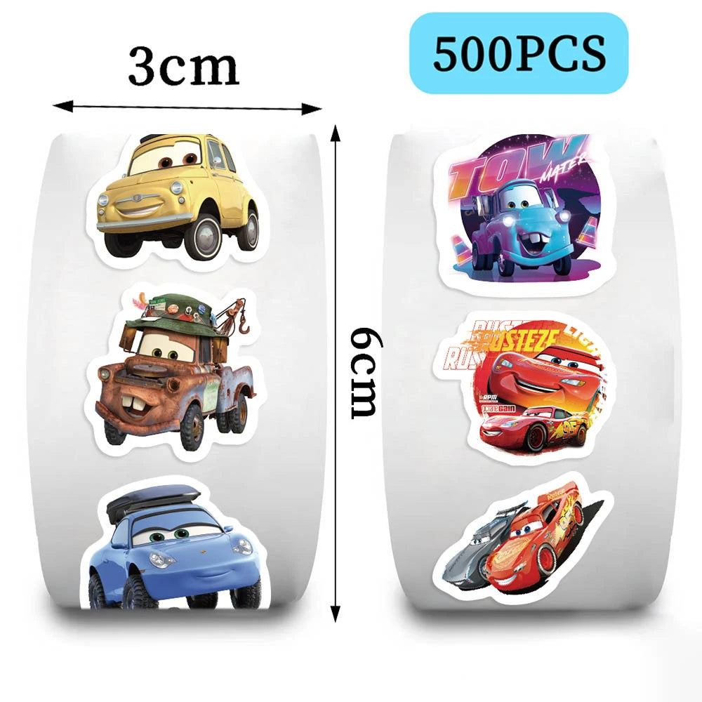 Rollo de 500 Pegatinas Disney & Pixar: ¡La Colección Más Grande!