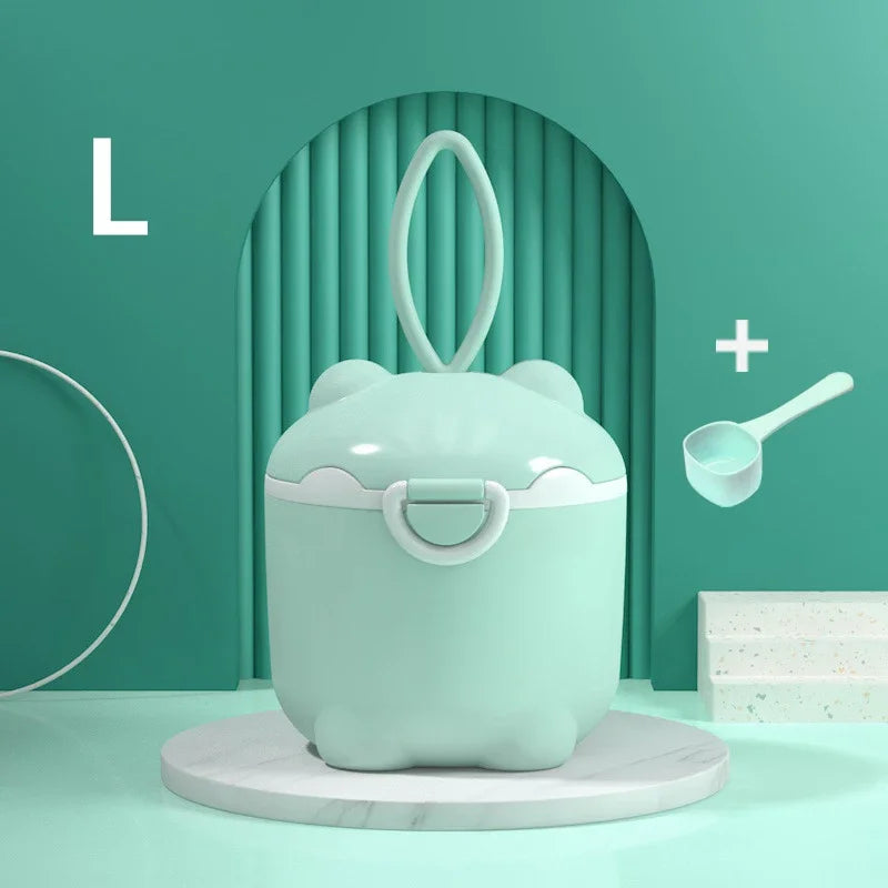 Dosificador de Fórmula Portátil con Cuchara y Nivelador | Higiene y Precisión