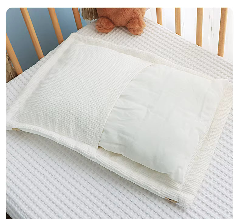 Almohada para Bebé Recién Nacido (0-6 Años) | Seda Fría, Lavable y Clase A para el Descanso