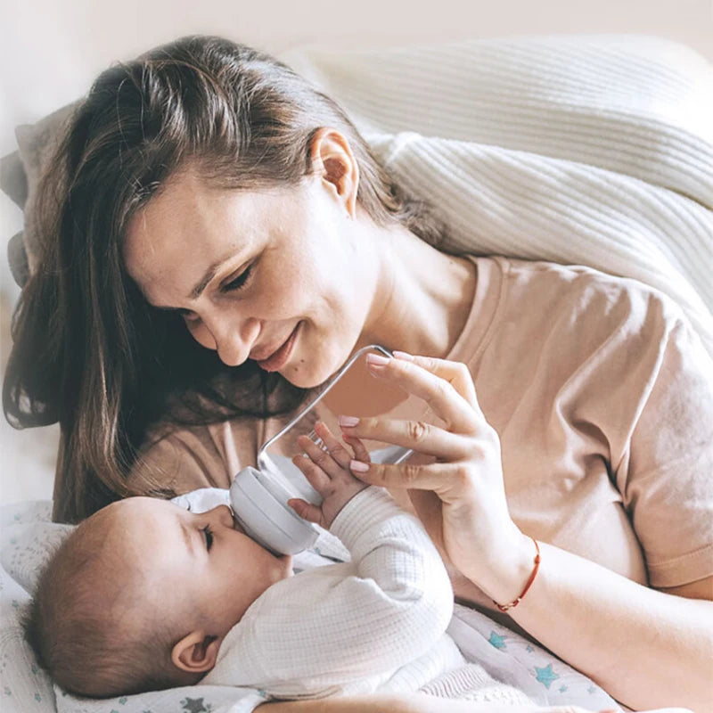 Biberón de Vidrio Philips Avent (125 ml/160 ml) | Borosilicato Puro, Calibre Ancho y Sistema Air Flex