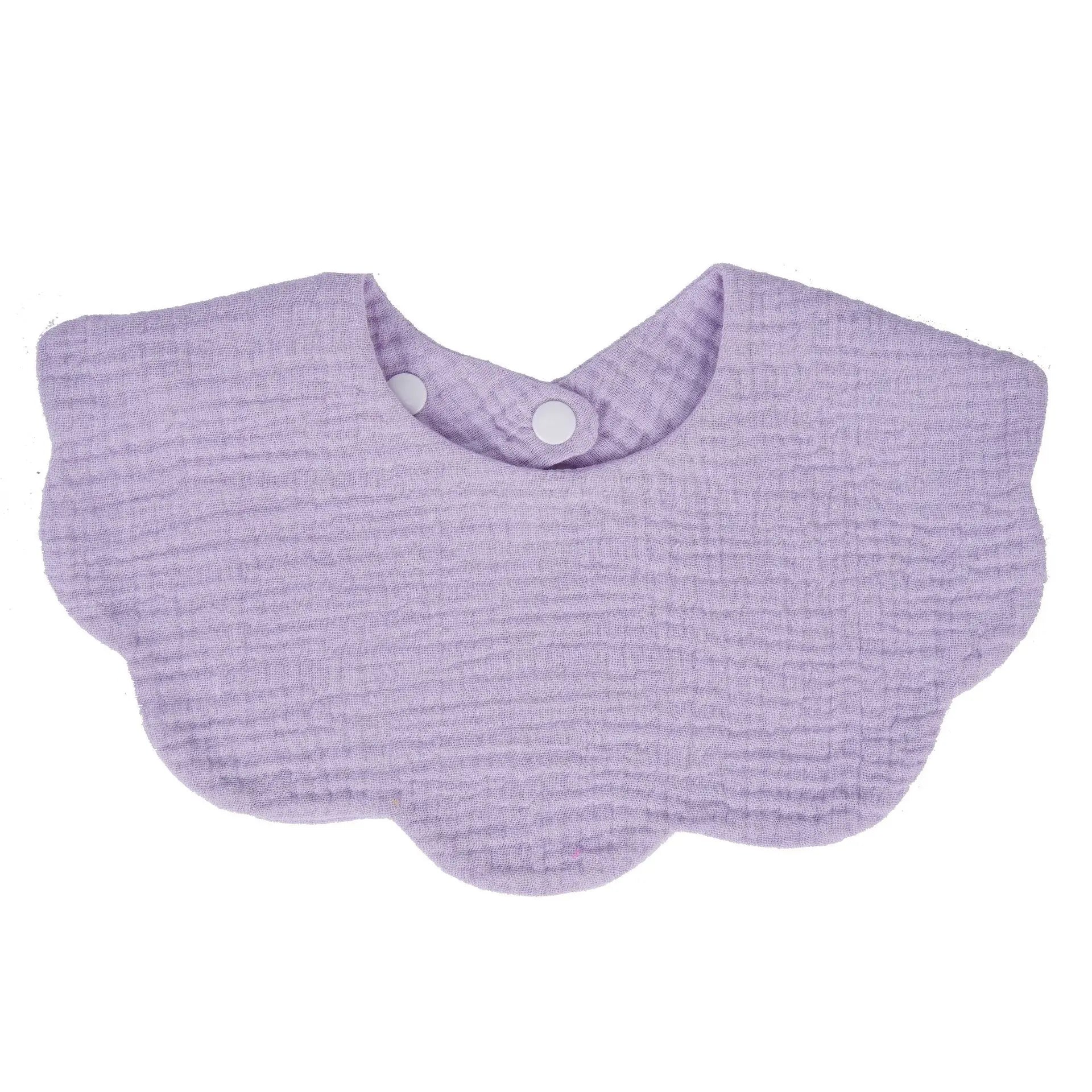 Babero Bandana de Algodón: Suave, Absorbente y de Color Sólido