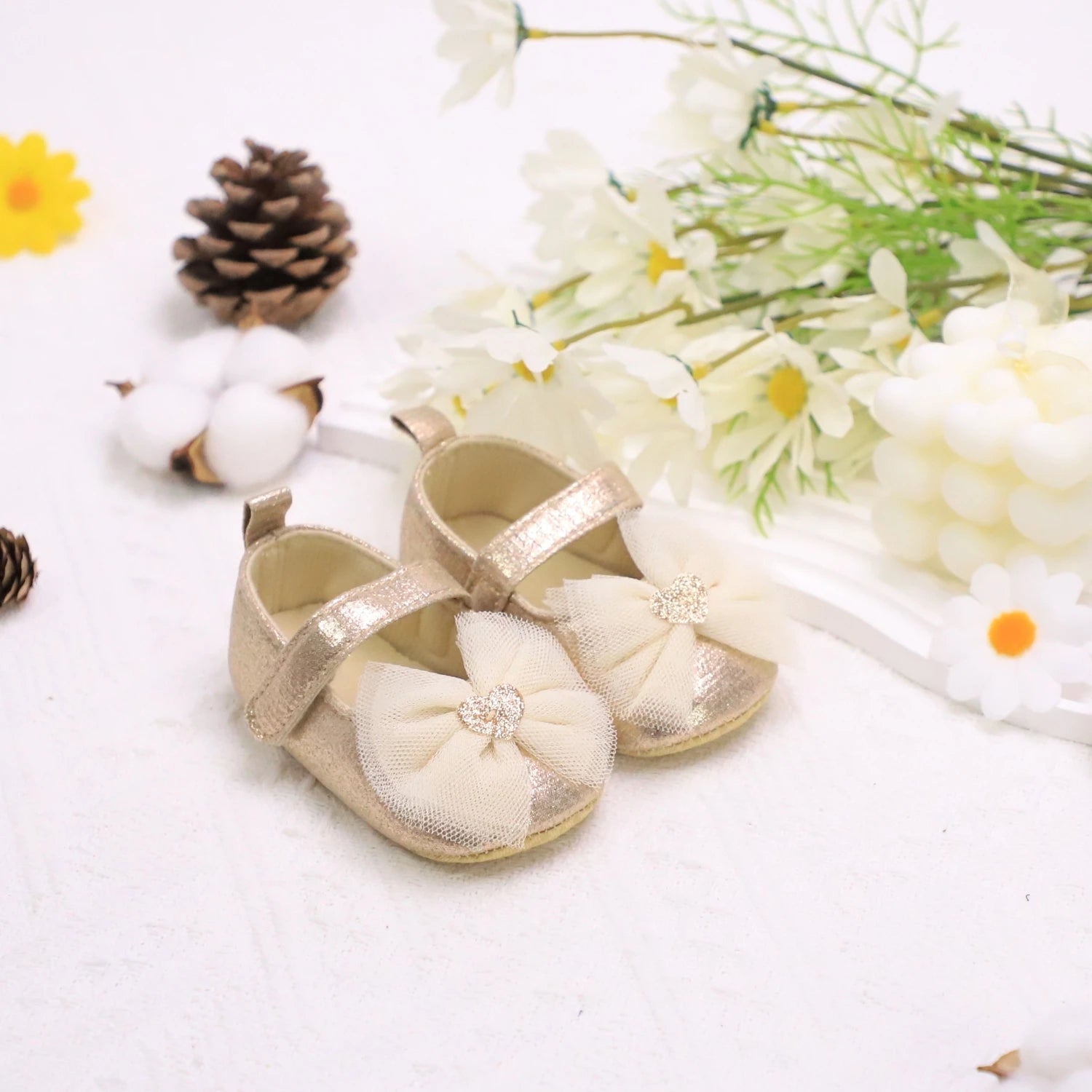 Zapatos de Princesa para Primeros Pasos - Antideslizantes y Transpirables