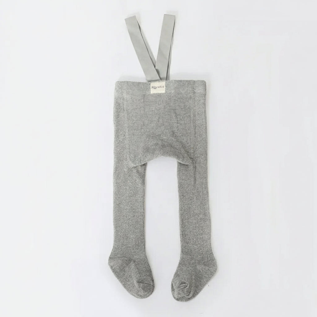 Pantimedias con Tirantes para Bebé (Unisex) - Tejido Sólido de Cintura Alta