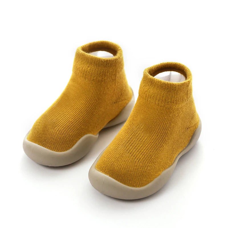 Calceta-Zapato para Primeros Pasos - Suela de Goma Antideslizante (0-24M)