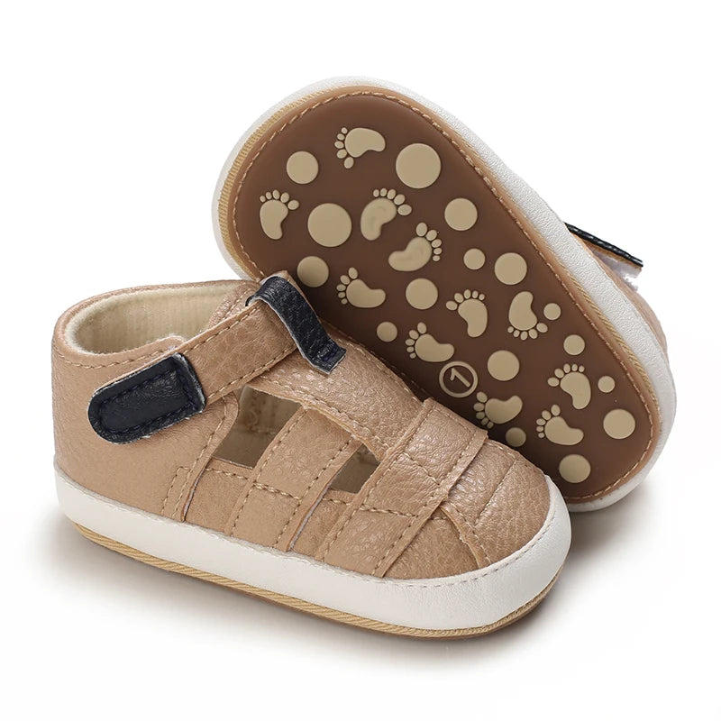 Sandalias de Piel "Primeros Pasos" - Comodidad y Estilo para tu Bebé (0-18M)
