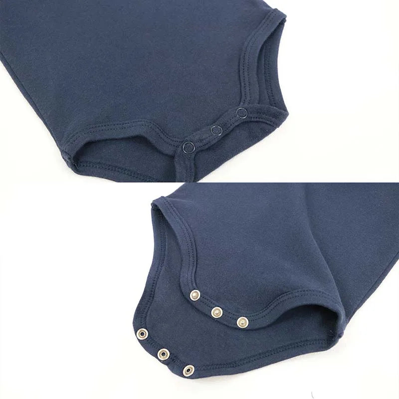 Mameluco Polo de Algodón 100% - Manga Corta y Color Sólido (0-24 Meses)