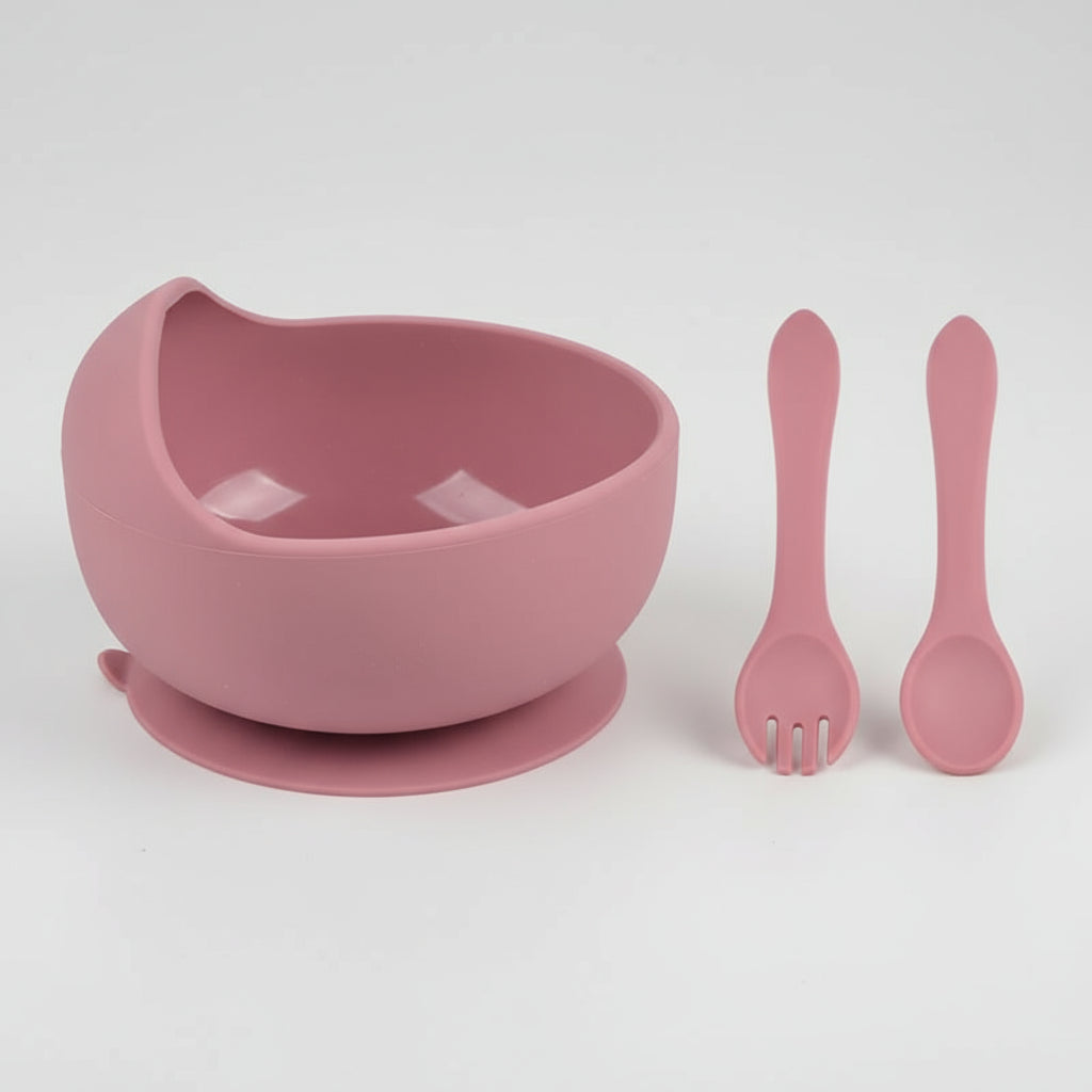 Set de Vajilla plato hondo de Silicona 3 piezas | ¡Adiós a los Platos Voladores!