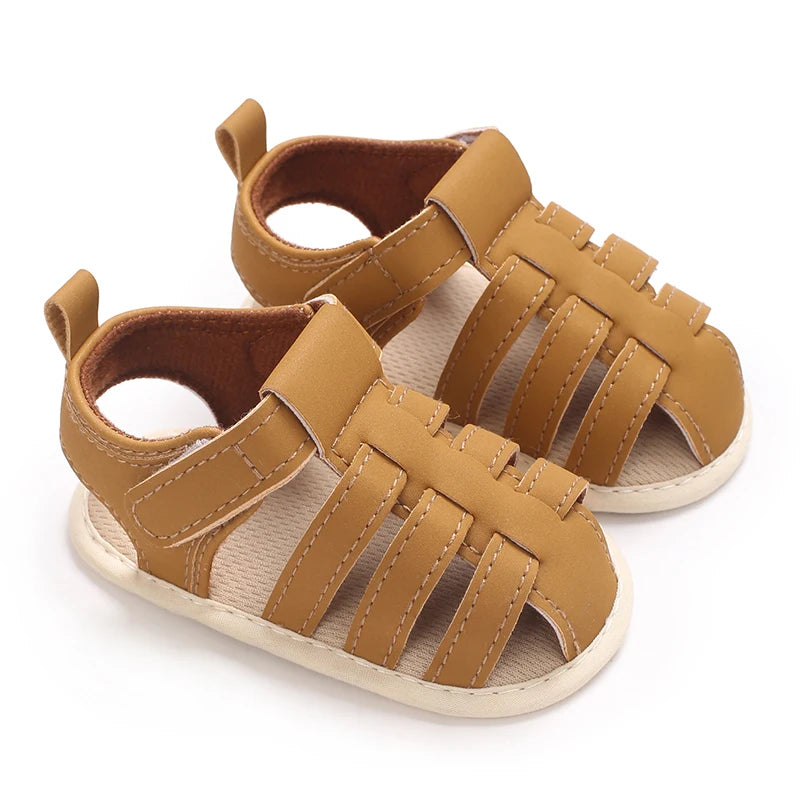 Sandalias Transpirables de cuero para Bebé (0-18M)