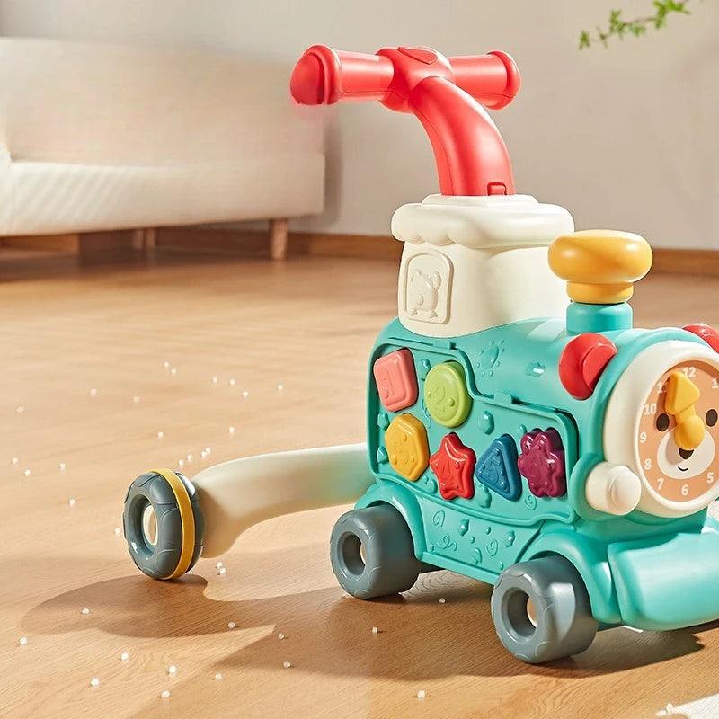 Andadera bebé Tren de Actividades Montessori y Centro de Aprendizaje Temprano – Primeros Pasos y Diversión Educativa