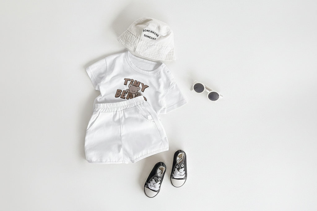 Paquete de 2 Shorts "Comodidad Natural" – Frescura para tu Bebé (9M-4T)