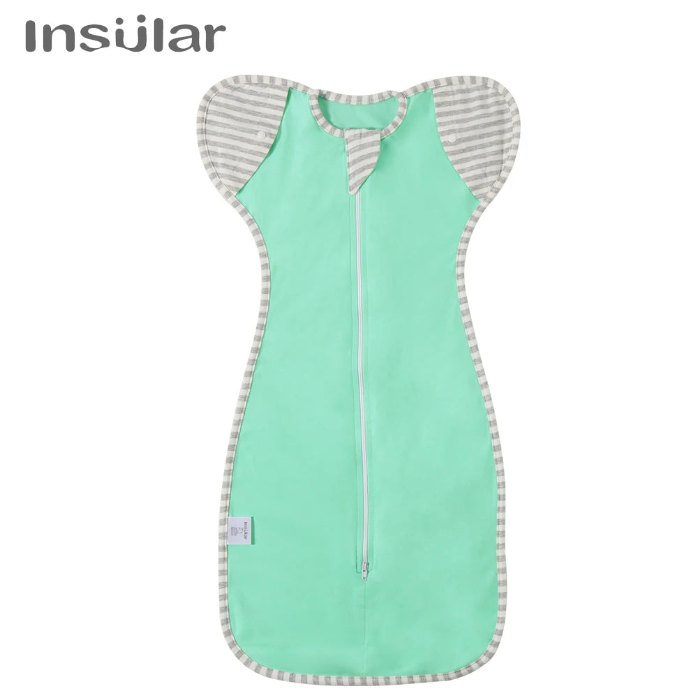 Saco de Dormir Insular de Algodón para Bebé Recién Nacido (Pijama y Manta Envolvente)Descripción del P