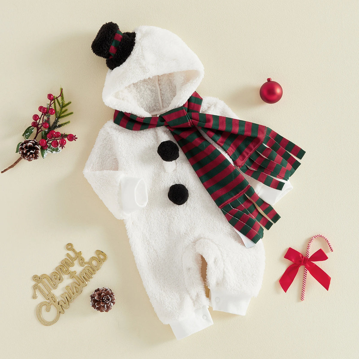Disfraces Navideños para Bebé | ¡Kit Completo y Tierno para las Fiestas! (6M-2.5T)