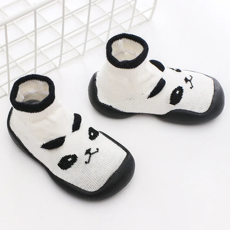 Calceta-Zapato para Primeros Pasos - Suela de Goma Antideslizante (6M-4T)