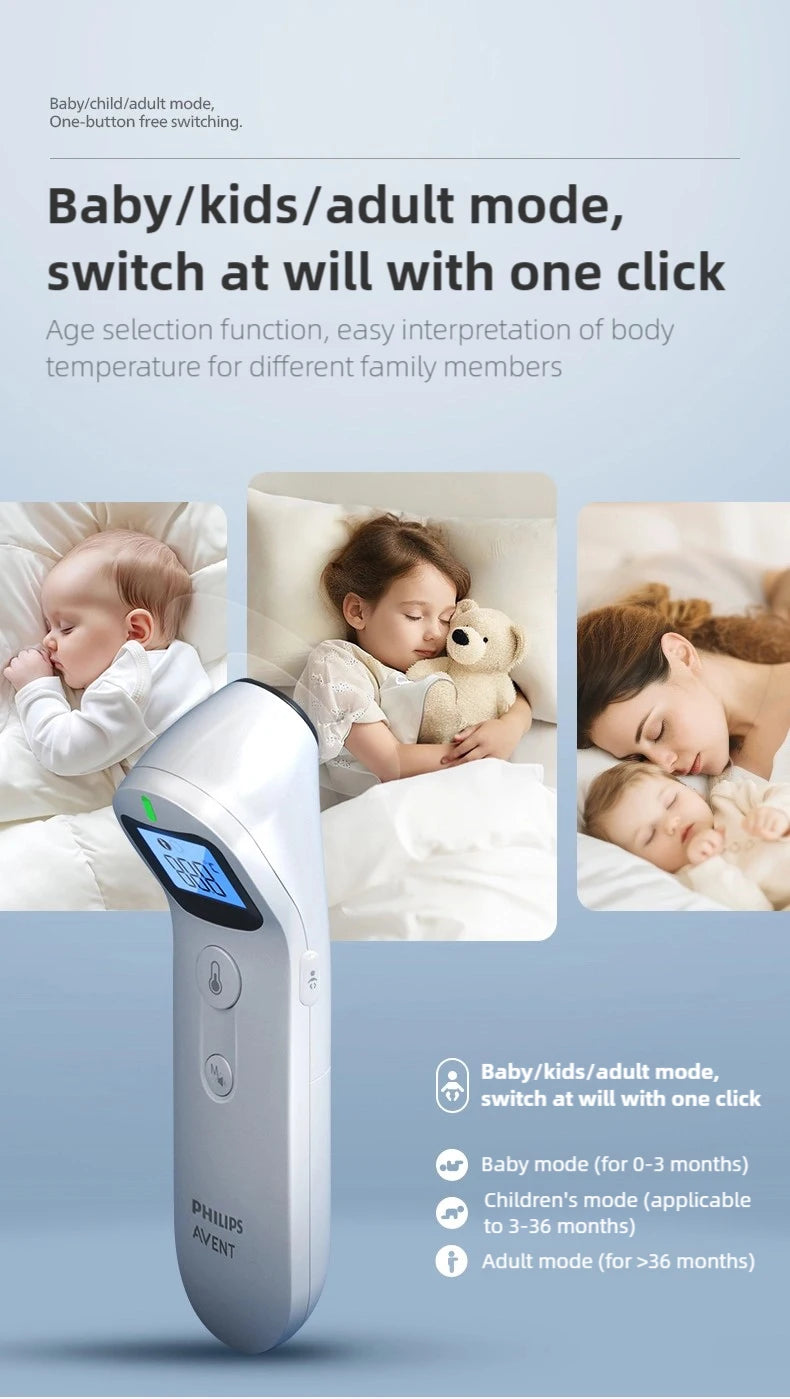 Termómetro Infrarrojo Philips Avent: Preciso, Higiénico y Sin Contacto