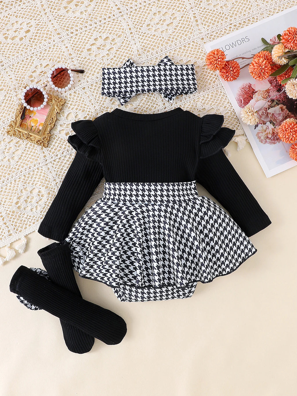 Conjunto de Otoño 3 Piezas para niña: Estilo y Dulzura