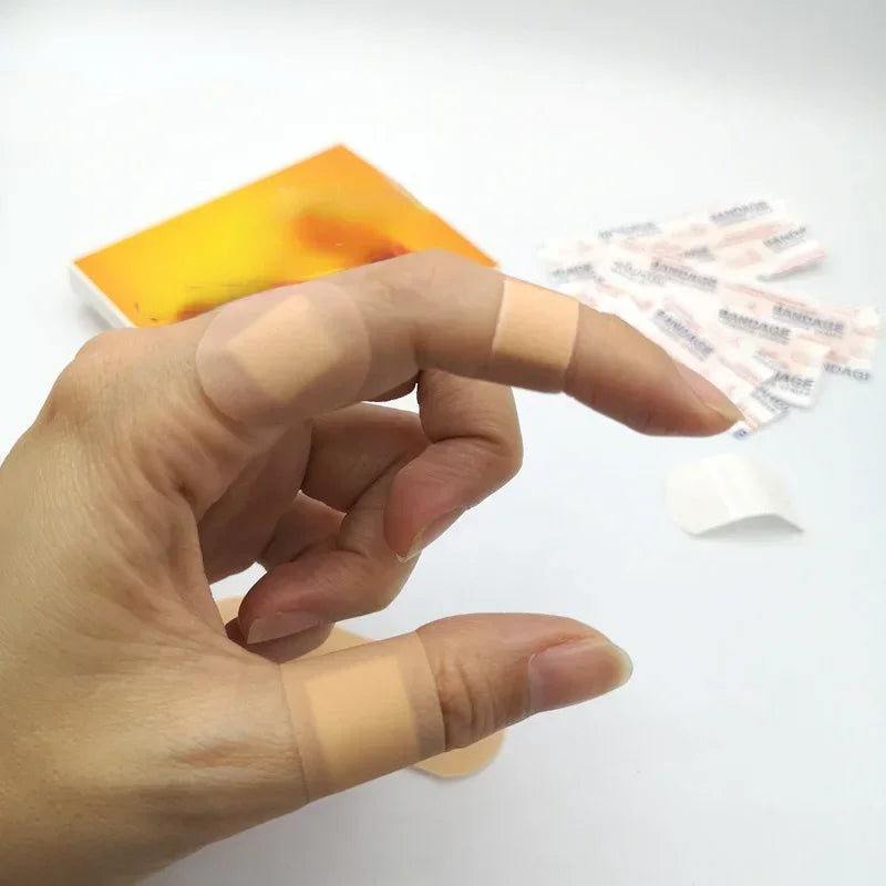 Set de 100 Curitas (banditas) Impermeables: Protección Hipoalergénica y Transpirable