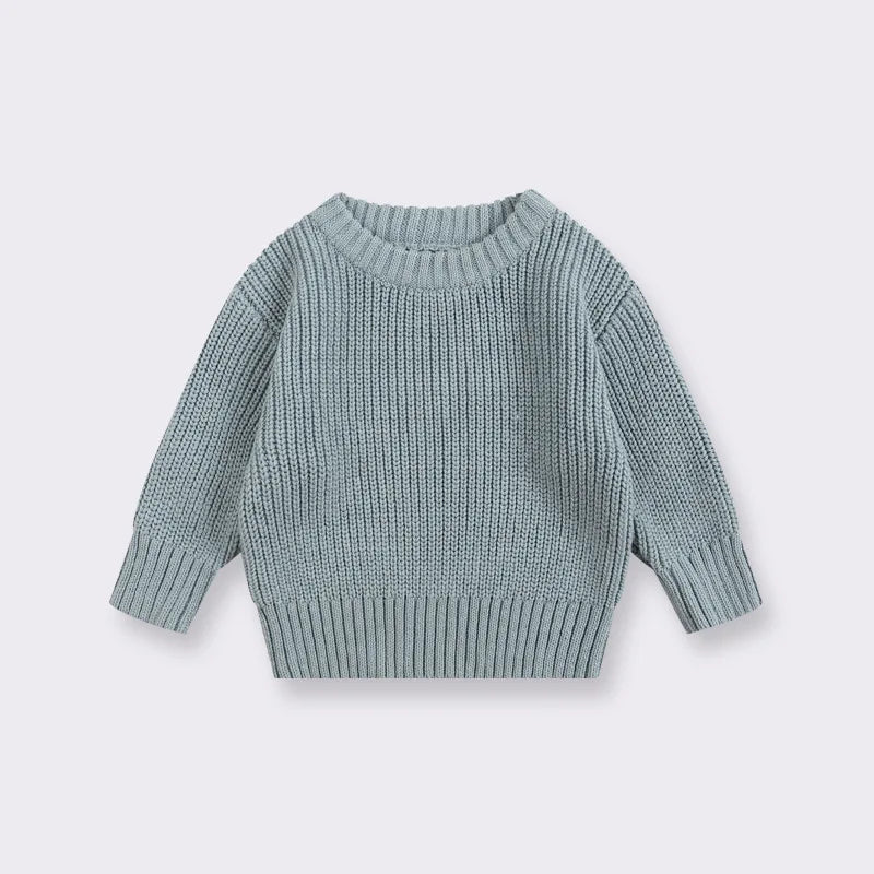 Suéter de Punto Grueso: Jersey Básico y Cálido (Unisex 0-6 años)