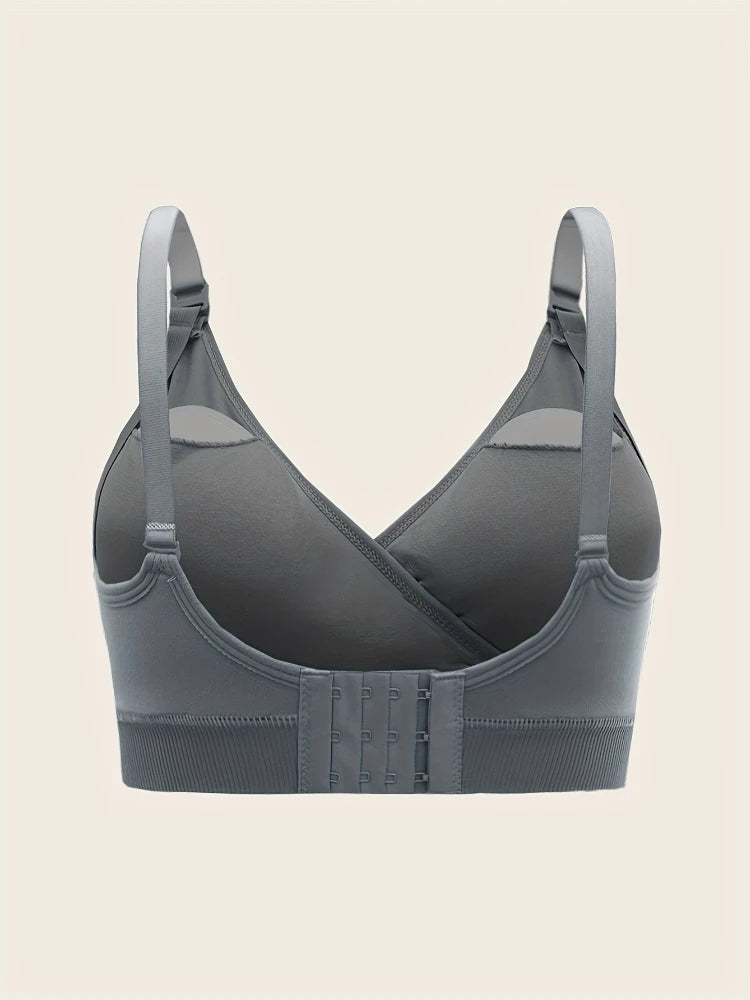 Set de 3 Sujetadores de Lactancia | Copa Completa, Sin Aros y Cierre Trasero Cómodo