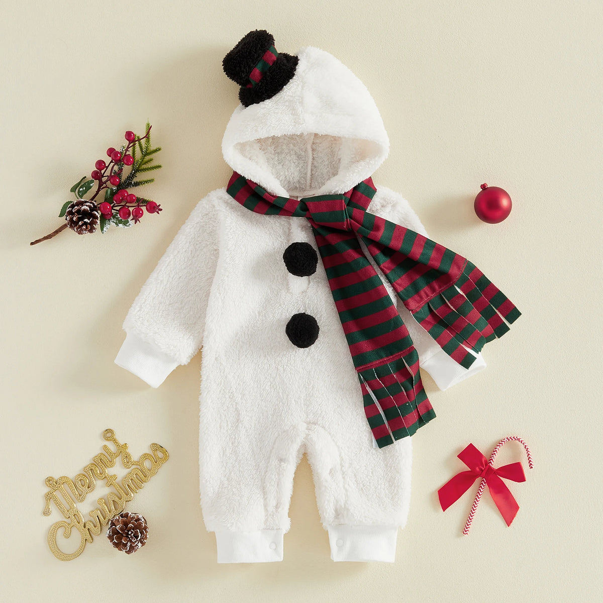 Disfraces Navideños para Bebé | ¡Kit Completo y Tierno para las Fiestas! (6M-2.5T)