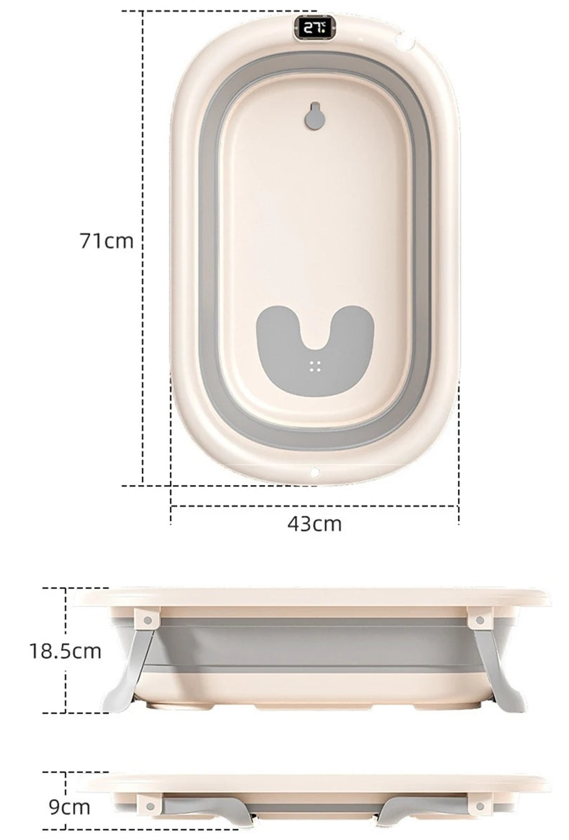 Tina Plegable: El Baño Perfecto para Bebés y la Tranquilidad de Papá y Mamá