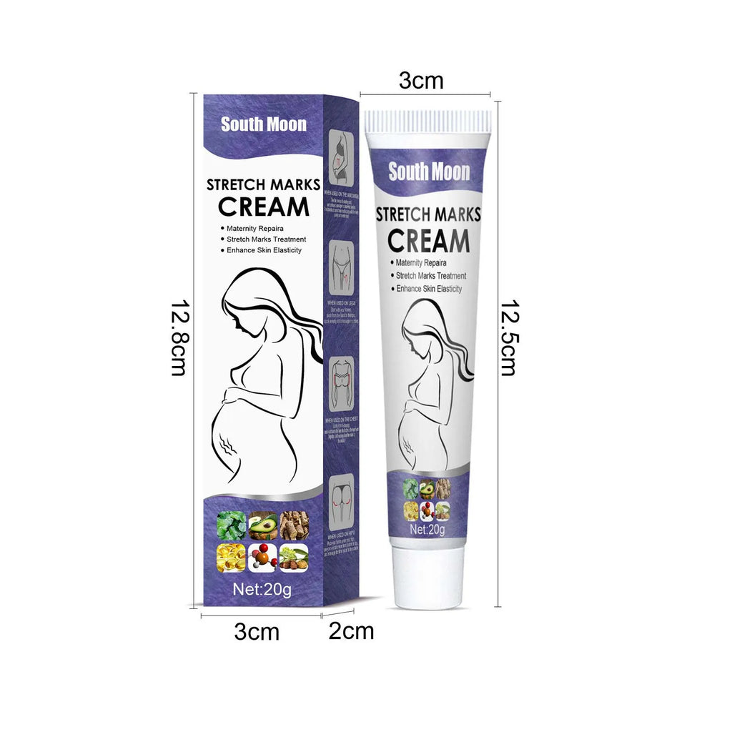 Crema Intensiva para Estrías South Moon | Mejora Elasticidad, Desvanece Líneas de Crecimiento y Reafirma