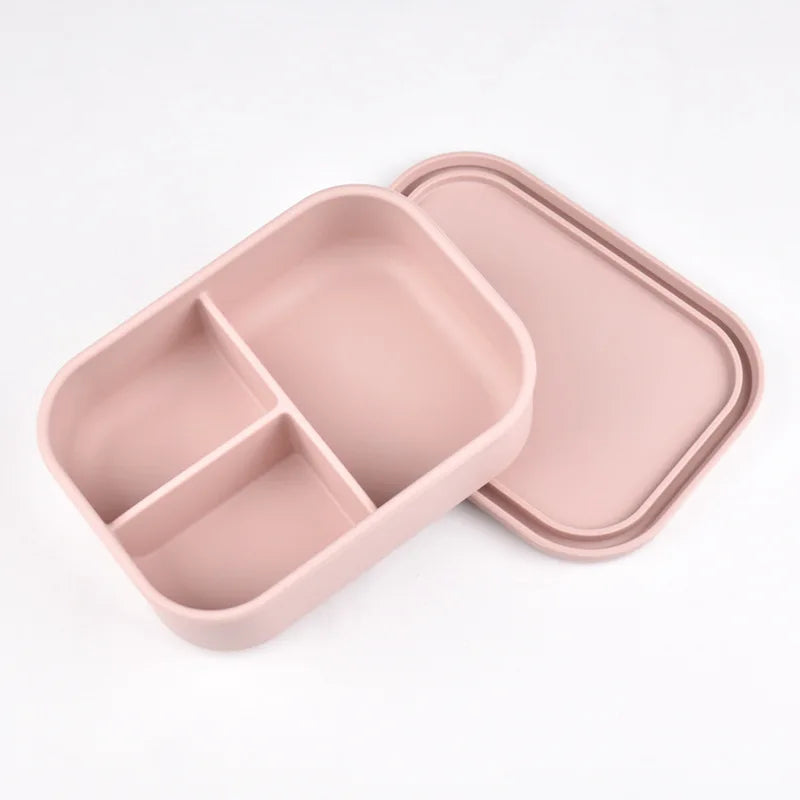 Caja Bento de Silicona  |  Compartimentos a Prueba de Fugas
