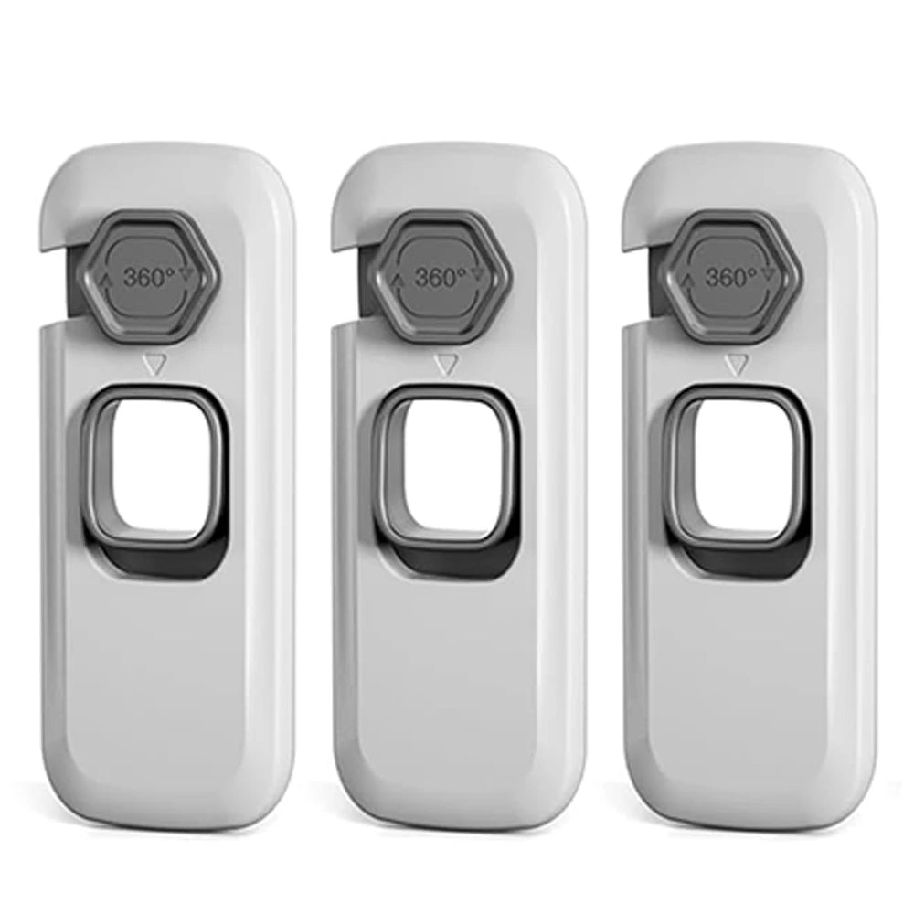 Seguros Adhesivos para Refrigerador,Congelador,cajones (6 Piezas)