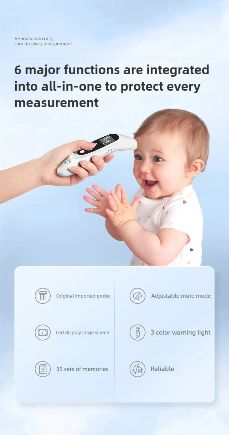 Termómetro Infrarrojo Philips Avent: Preciso, Higiénico y Sin Contacto