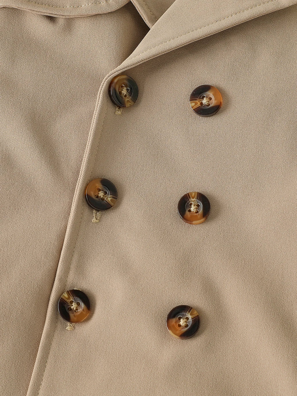 Gabardina de Moda para Bebé Niño - Diseño Clásico de Botones Dobles (1-3 Años)