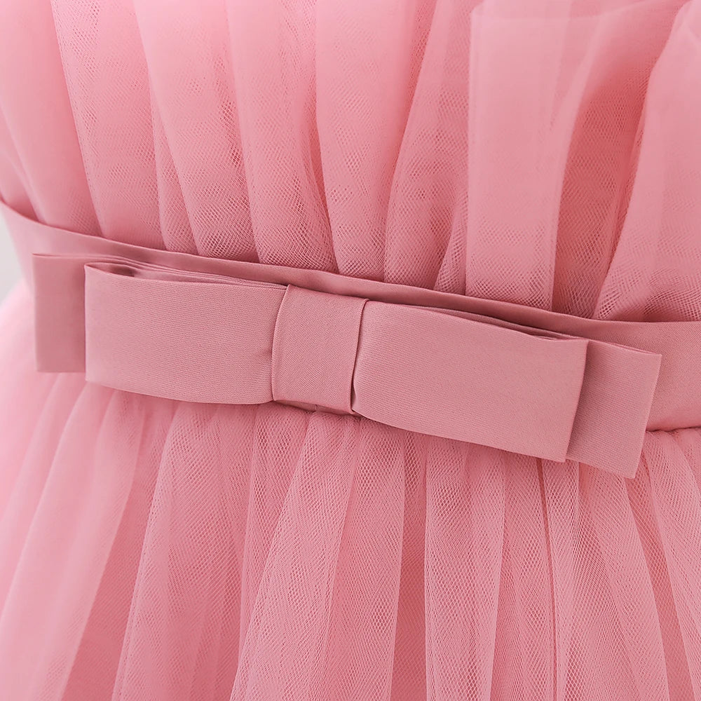 Vestido Tutú de Princesa para Bebé y Niña | Ideal para Bautizo, Primer Cumpleaños y Fiestas (6M-10T)