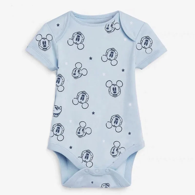 Set de 3 Bodys de Mickey Mouse - Algodón Suave (Primavera/Verano)