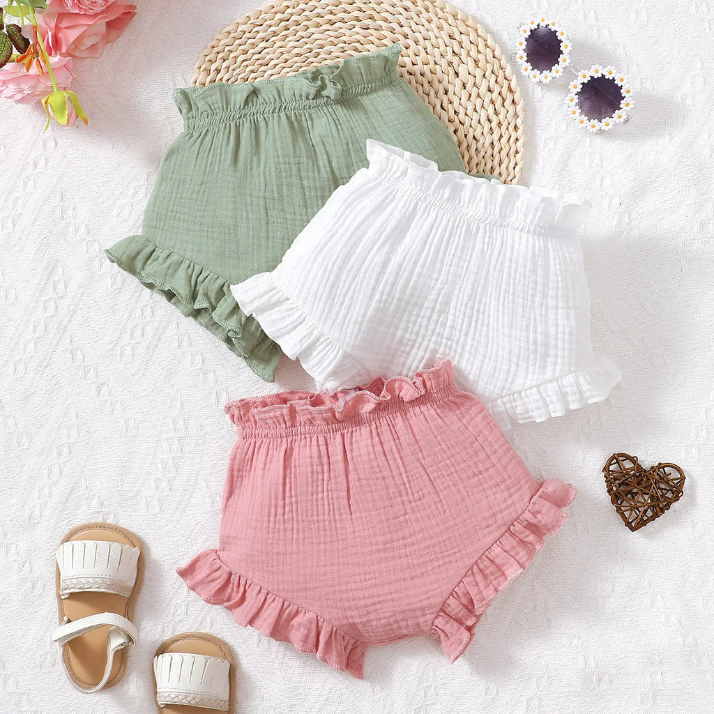 Calzoneros "Pura Ternura" – Estilo y Suavidad para tu Bebé 3 piezas (6M-3T)