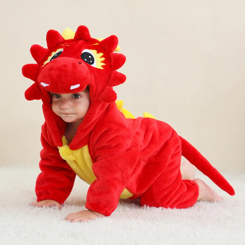 Disfraz Mameluco para Bebé: Dragón, León, Unicornio y Más