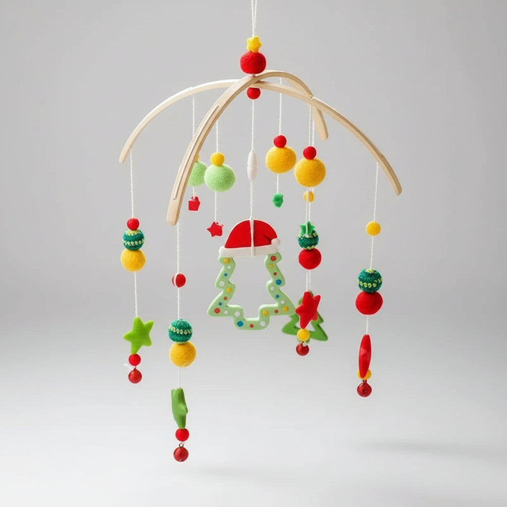 Móvil Giratorio para Cuna: Estimulación Visual y Figuras con Temáticas Variadas