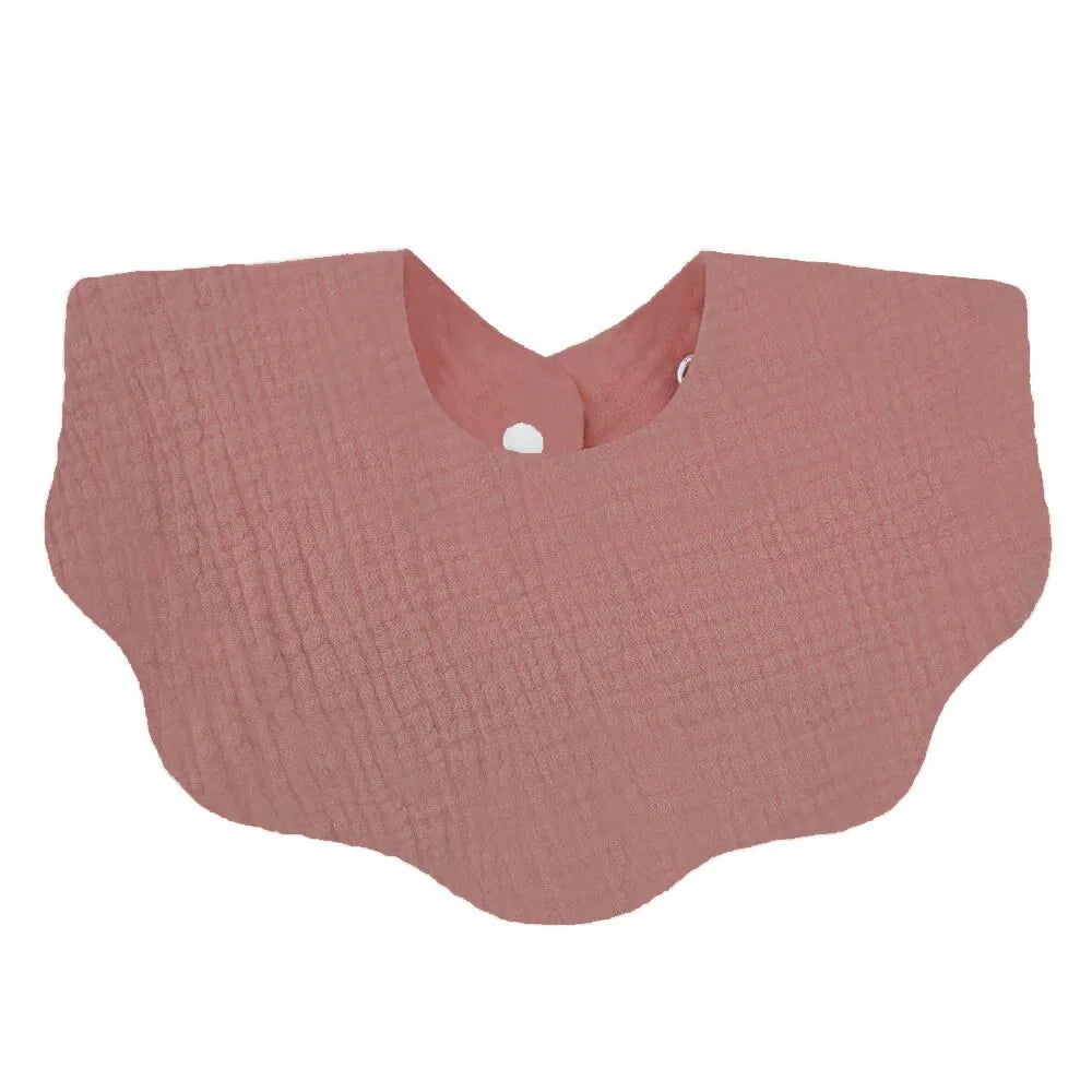 Babero Bandana de Algodón: Suave, Absorbente y de Color Sólido