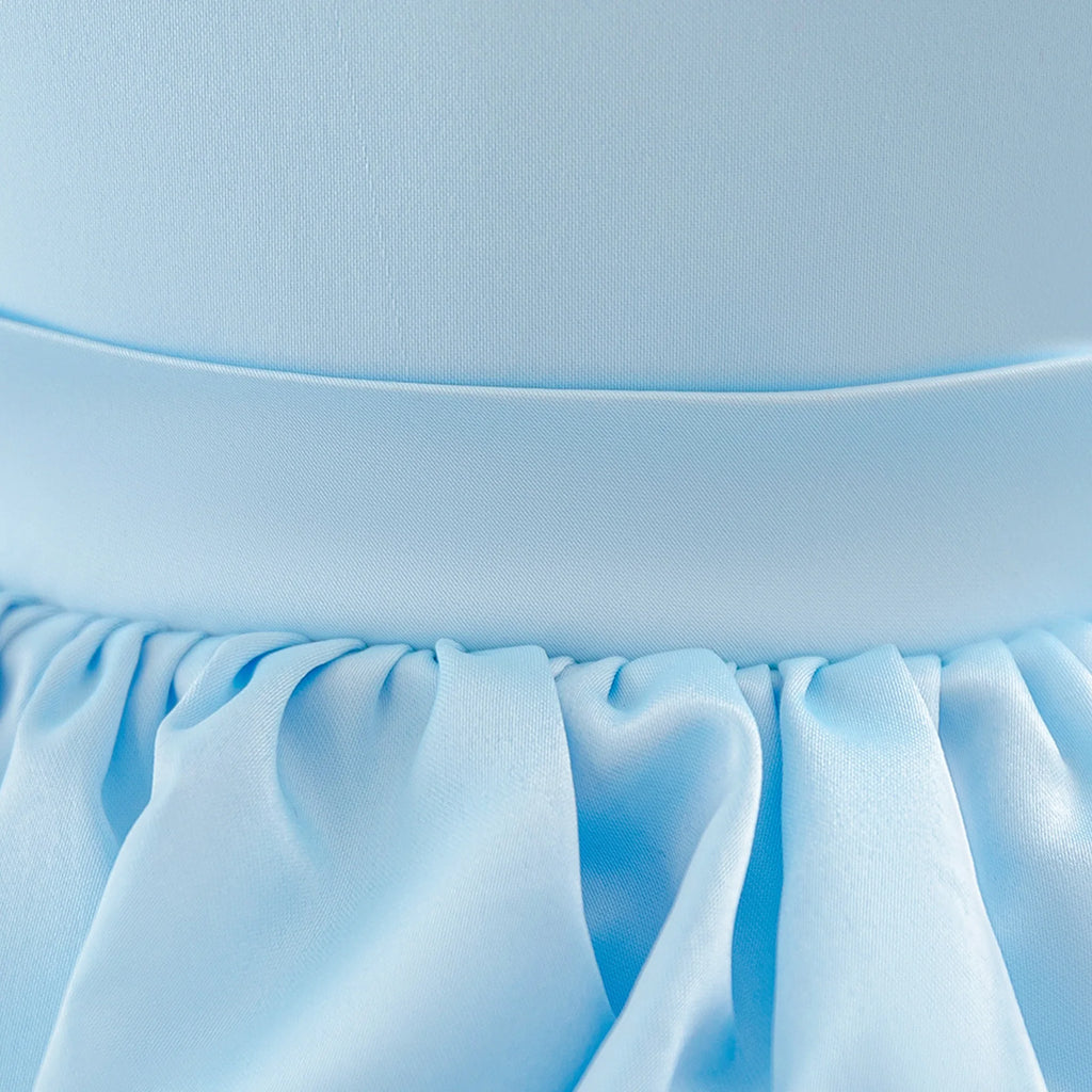 Vestido de Gala Tutu para Bebé Niña | Diseño de Lujo con Flor 3D (6M-3T)