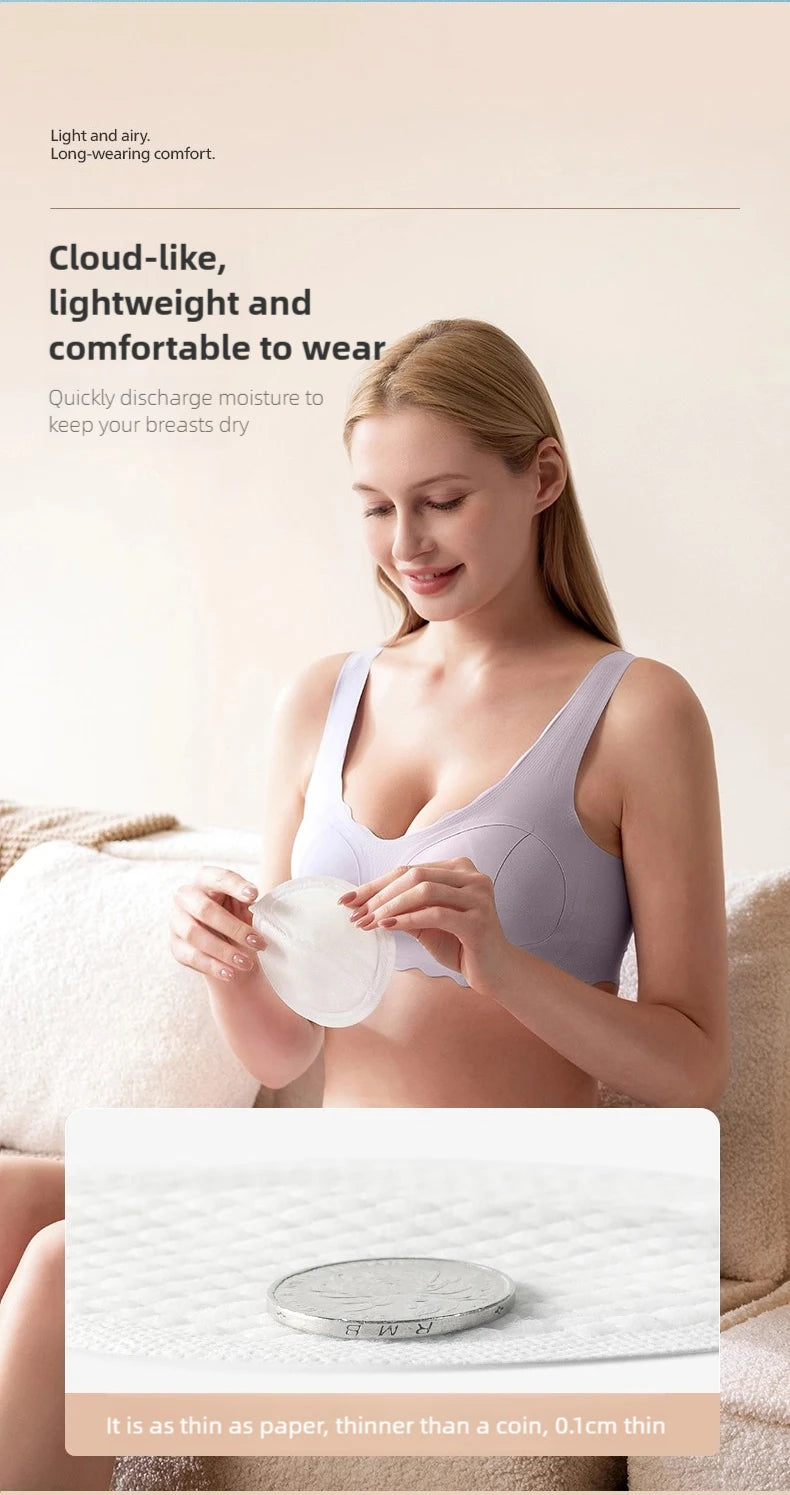 100 pzas Almohadilla de Lactancia Desechable Philips Avent | Algodón Suave, Fina y Antidesbordamiento