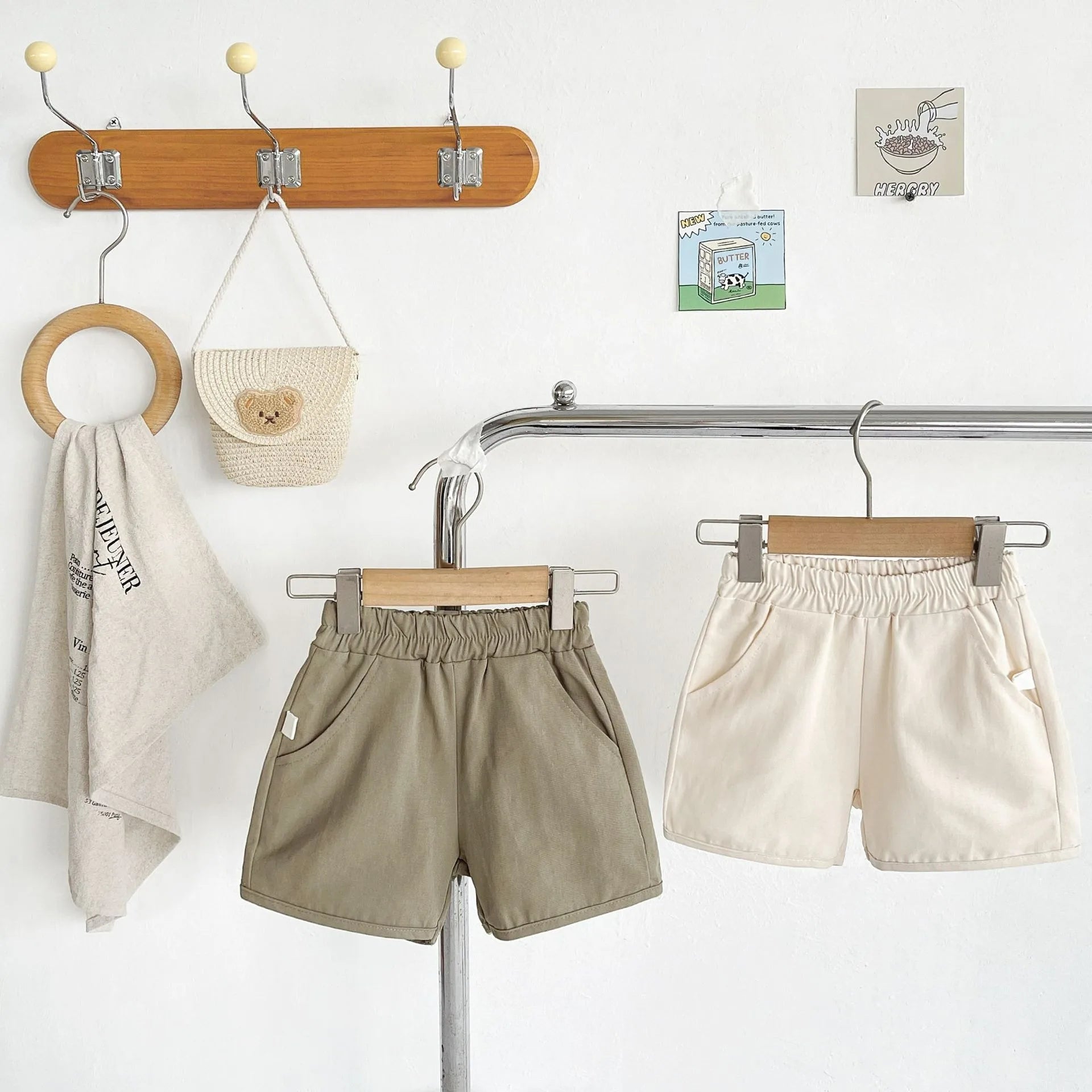 Paquete de 2 Shorts "Comodidad Natural" – Frescura para tu Bebé (9M-4T)
