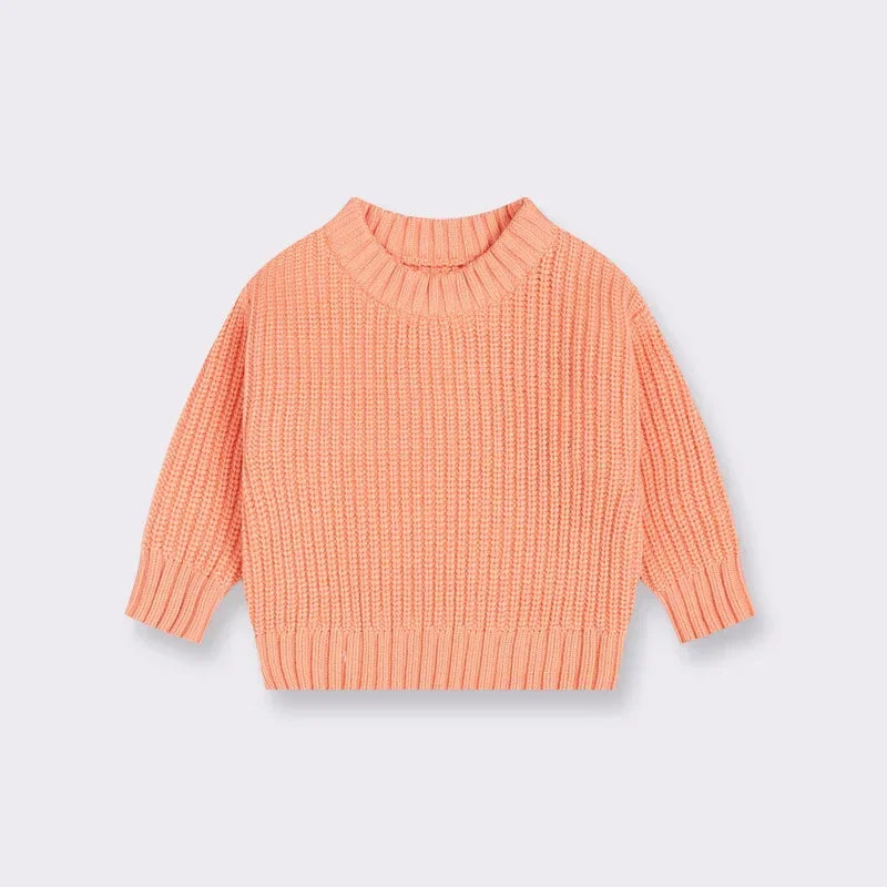 Suéter de Punto Grueso: Jersey Básico y Cálido (Unisex 0-6 años)