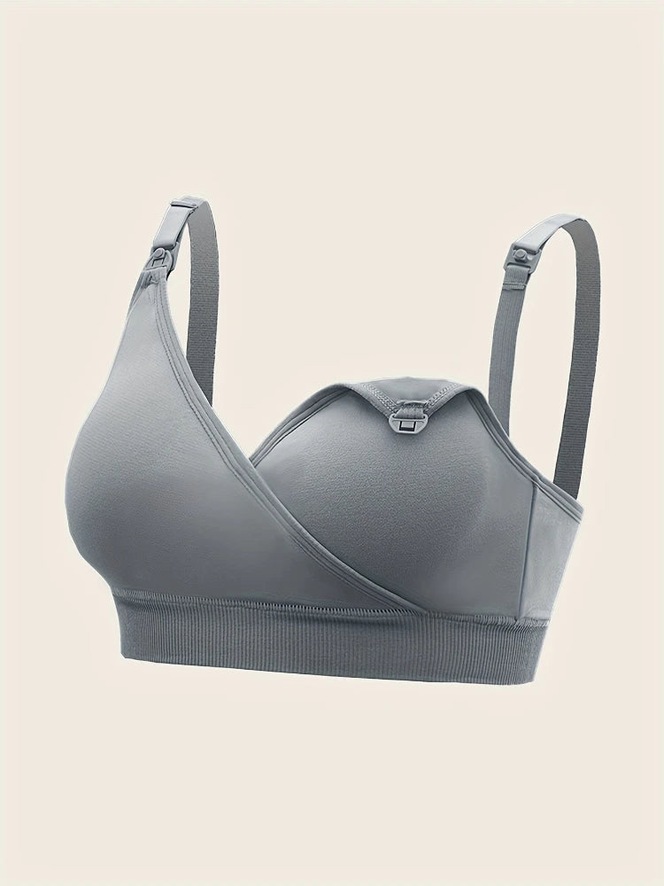 Set de 3 Sujetadores de Lactancia | Copa Completa, Sin Aros y Cierre Trasero Cómodo