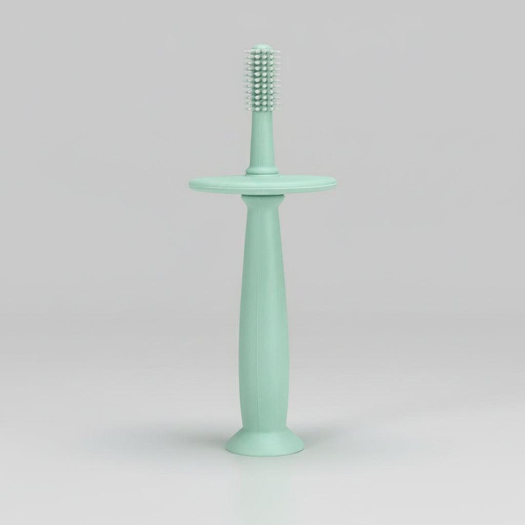 Cepillo de Dientes de Entrenamiento 360° con Protector y Base de Succión