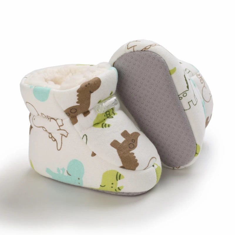 Botas de Invierno para Bebé - Suela Suave, Antideslizantes y Cálidas (Estilos Variados)