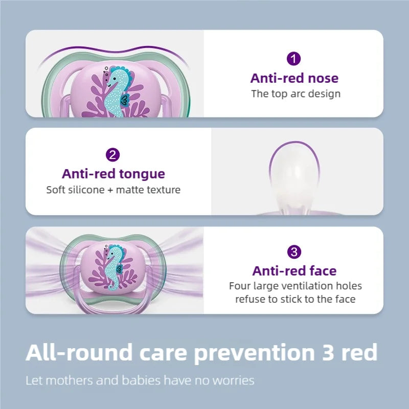 Chupón Philips Avent Anti-Cólicos de Silicona | Ventilado, Sin Olor y Suave para Recién Nacidos