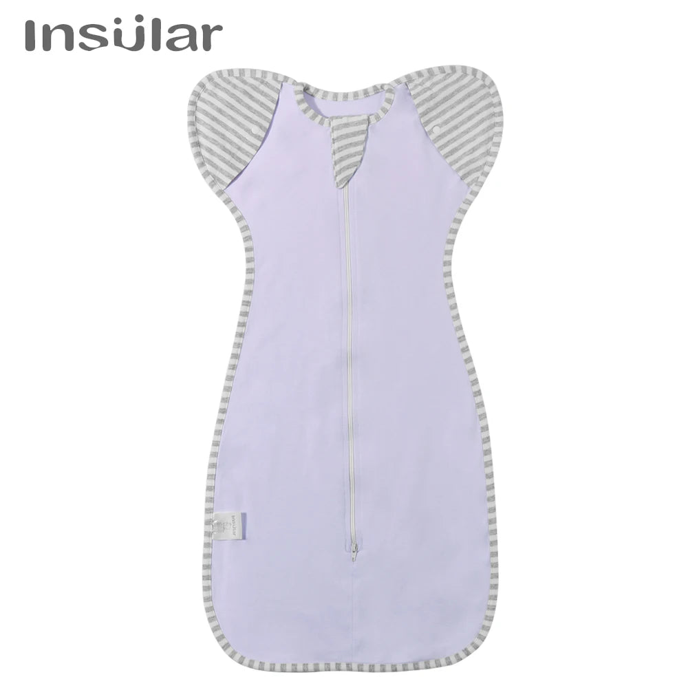 Saco de Dormir Insular de Algodón para Bebé Recién Nacido (Pijama y Manta Envolvente)Descripción del P