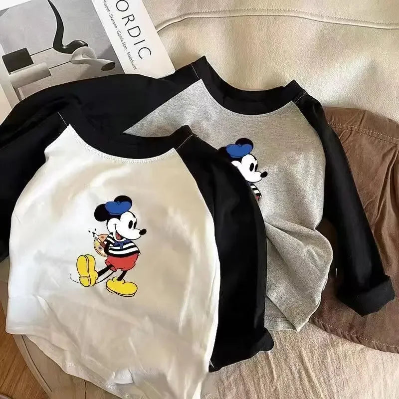 Conjunto Mickey Mouse  | Camiseta Manga Raglan y Pantalón (0 a 13 años)