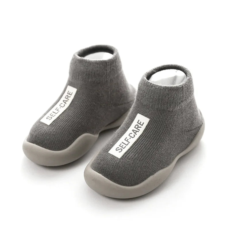 Calceta-Zapato para Primeros Pasos - Suela de Goma Antideslizante (0-24M)