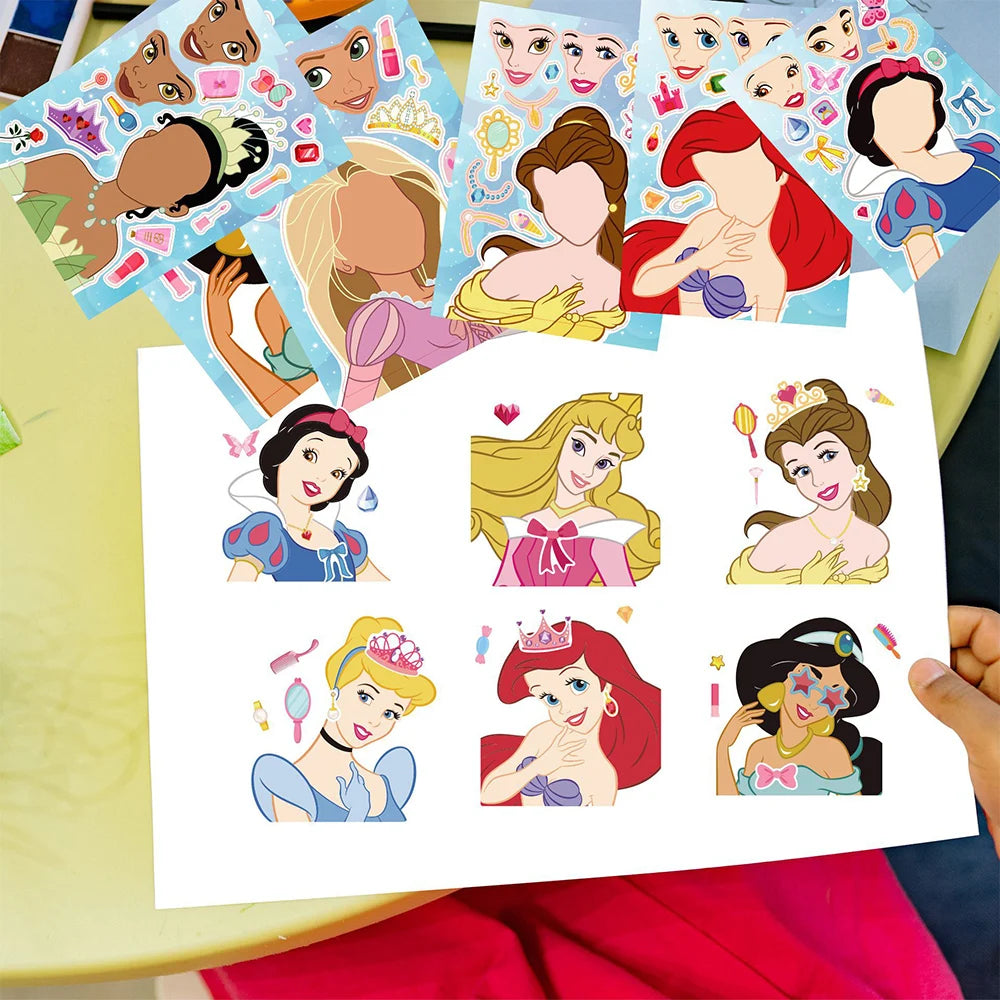 Pegatinas Disney "Crea tu Propia Princesa": ¡Magia y Diversión!