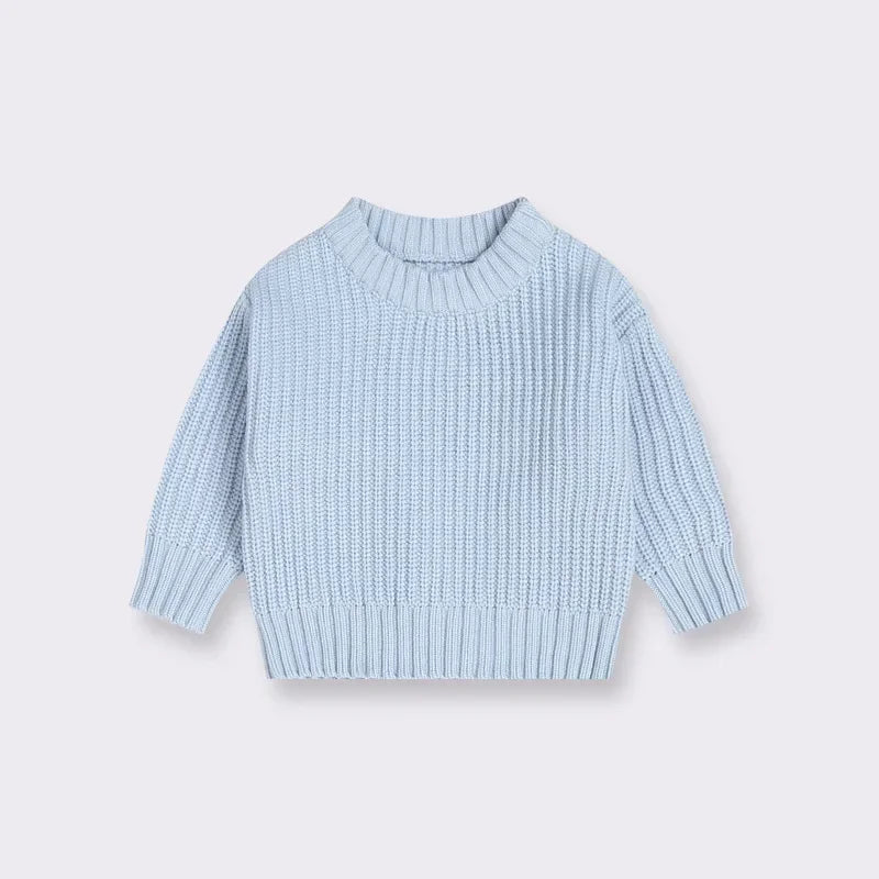 Suéter de Punto Grueso: Jersey Básico y Cálido (Unisex 0-6 años)